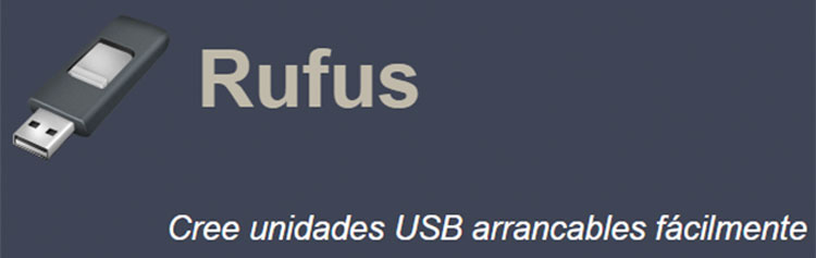 Logo de Rufus programa para hacer USB Booteable 