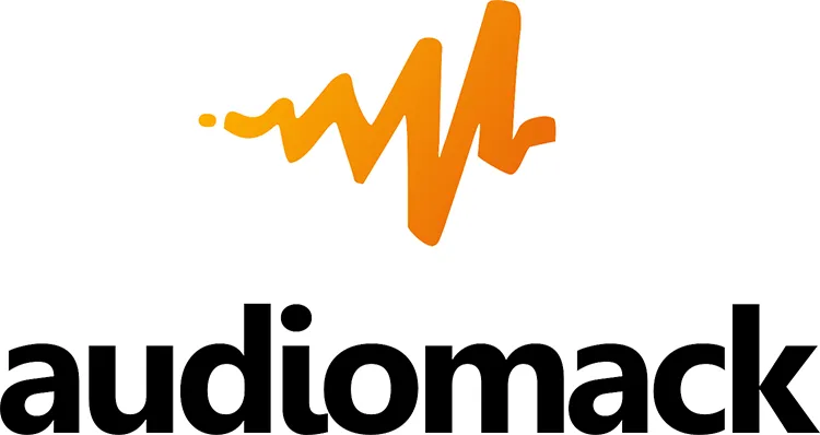 Aplicaciones para descargar música Audiomack Logo fondo blanco