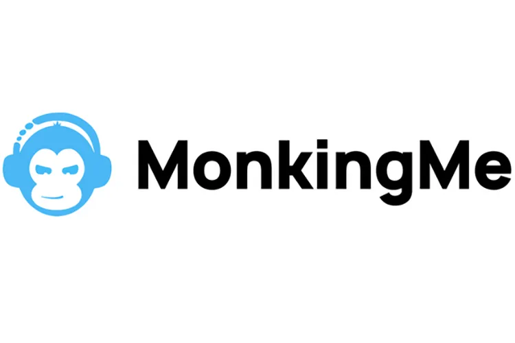 Aplicaciones para descargar música Logo MonkigMe fondo blanco