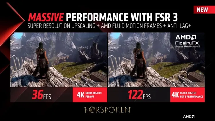 Rendimineto AMD FSR 3.0 Tecno Gasgets Pro