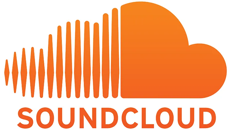 Soundcloud logo fondo blanco